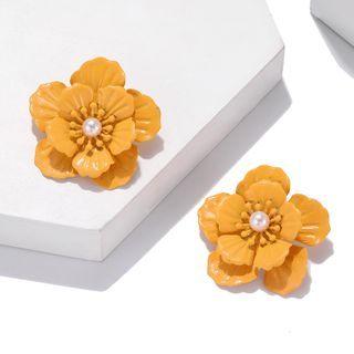 Flower Resin Flower Earring