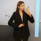 Double-breasted Blazer Black - One Size