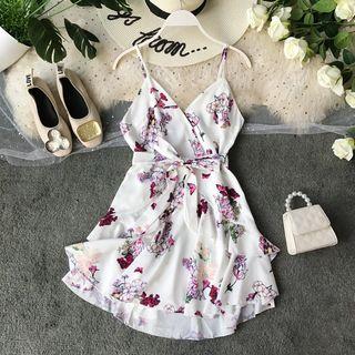 Flower Print Mini Sundress