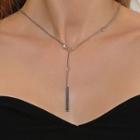 Choker Necklace 01 - Silver - One Size