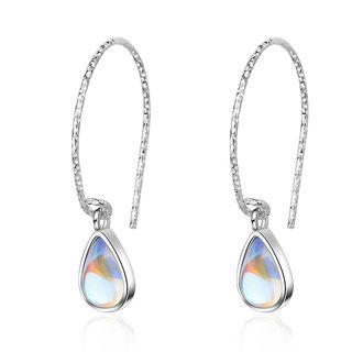 Moonstone Drop Earring 1 Pair - As Shown In Figure - One Size