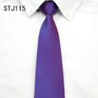 Pre-tied Striped Neck Tie (8cm) Stj115 - One Size