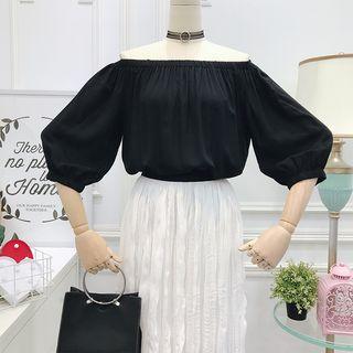 Loose-fit Boatneck Top