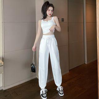 Set: Sports Tank Top + Sweatpants