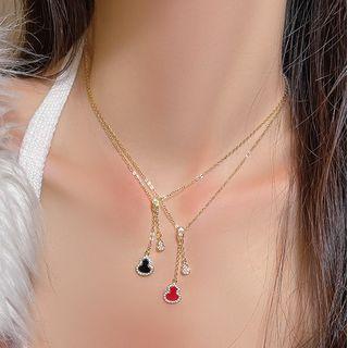 Gourd Pendant Alloy Necklace
