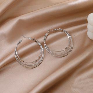 Triple Ear Hoop Earrings