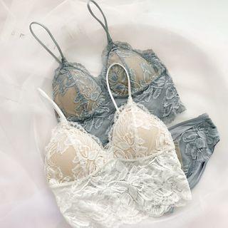 Set: Lace Padded Camisole + Panties