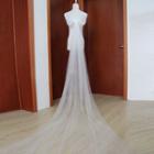 Trained Wedding Shawl
