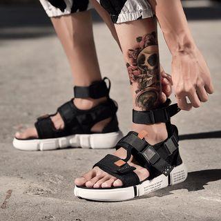 Buckle Details High-top Sandals