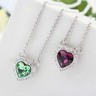 Set : Swarovski Elements Crystal Necklace + Earrings + Ring