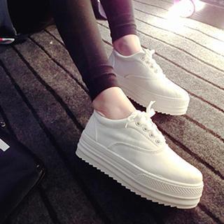 Platform Lace-up Sneakers