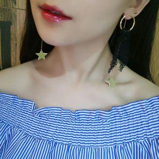 Lace Star Statement Earring