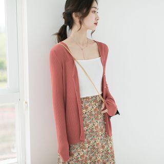 V-neck Cardigan Jacket