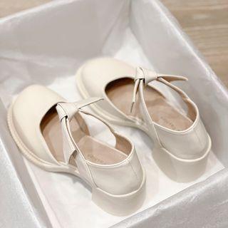 Bow Slingback Mary Jane Shoes