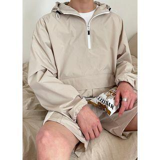Two-tone Anorak Hoodie
