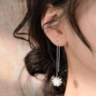 Snowflake Faux Crystal Dangle Earring