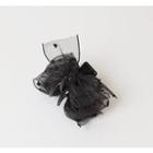 Mesh Ribbon Hair Clamp Bow - One Size