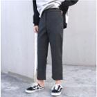 Straight-cut Ankle Pants