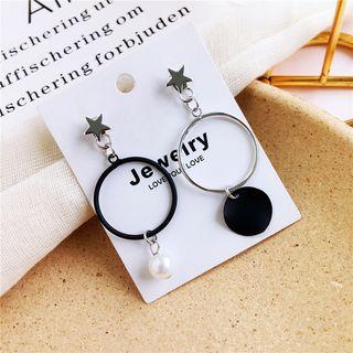 Asymmetric Hoop Ear Stud As Shown In Figure - One Size