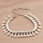 Alloy Layered Anklet H0160 - Silver - One Size