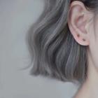 Rose Stud Earring 1 Pair - As Shown In Figure - One Size