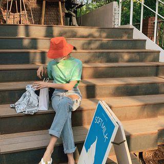 Tie-dyed Cotton T-shirt