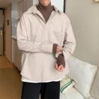 Mock Two-piece Mock-neck Shirt