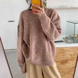 Corduroy Loose-fit Pants / Crew-neck Sweater