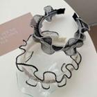 Rhinestone Ruffled Headband