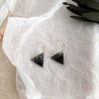 Triangle Drop Earring As Shown In Figure - One Size