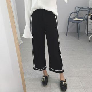 Panel Wide Leg Pants