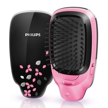 Philips - Easyshine Ionic Styling Brush (#hp4589/05 Black & Pink) 1 Pc