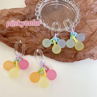 Bead Resin Fringed Earring