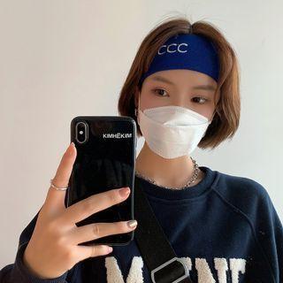 Embroider Letter Headband