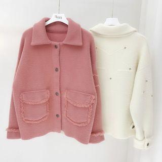 Plain Star Frayed Jacket