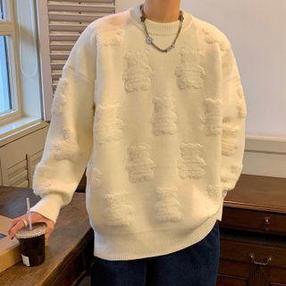 Bear Textured Sweater