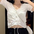 Short-sleeve Cropped Top / Pants
