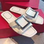 Square Buckle Slippers