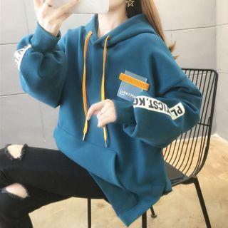 Label Tag Long-sleeve Hoodie