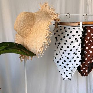 Dotted Tube Swimsuit