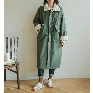 Sherpa-fleece Long Safari Coat