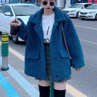 Fleece Button-up Jacket / Camisole Top