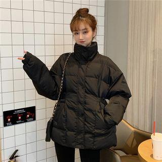 Belted Padded Zip Jacket