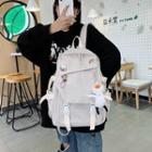 Plain Multi-section Backpack / Bag Charm / Brooch