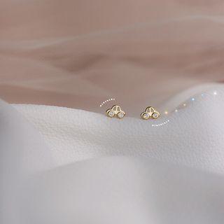 925 Sterling Silver Car Stud Earring