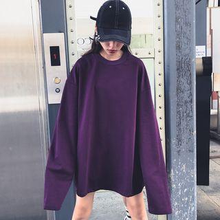 Embroidered Long-sleeve Pullover