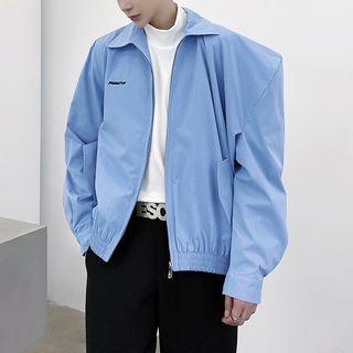 Asymmetrical Shoulder Zip Jacket