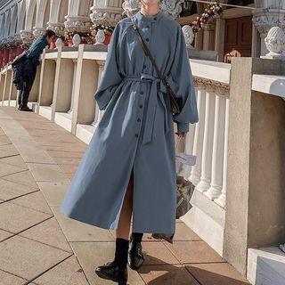 Button-up Midi Coat Dress