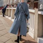 Button-up Midi Coat Dress