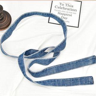 Denim Sash Belt As Shown In Figure - One Size